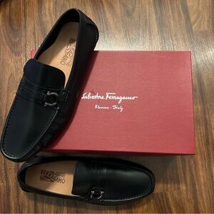 Salvatore Ferragamo Men's Black Loafers